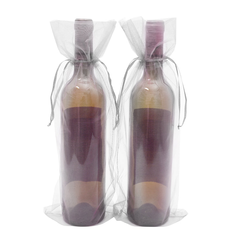 50pcs Organza Wine Bags 140x360mm