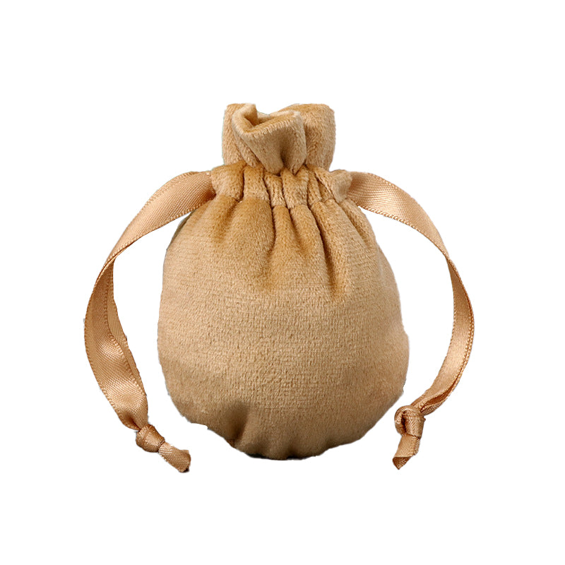 Luxury Felt Velvet Drawstring Bags 80x100mm