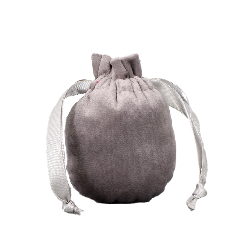 Luxury Felt Velvet Drawstring Bags 80x100mm