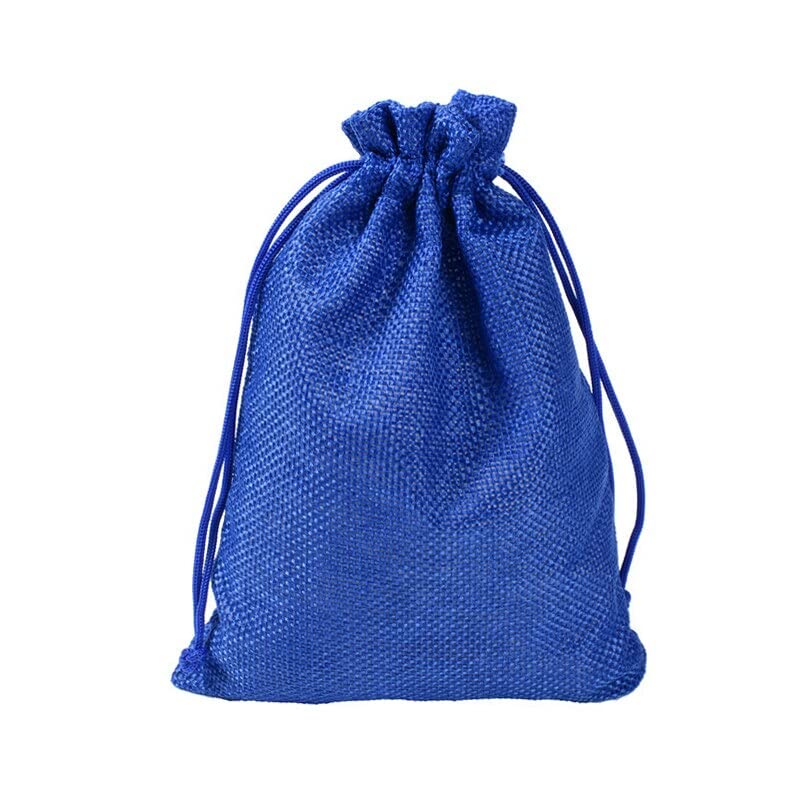Blue Drawstring Double Sided Royal Blue Velvet Drawstring Bags - 4 Sizes – Pot Packaging