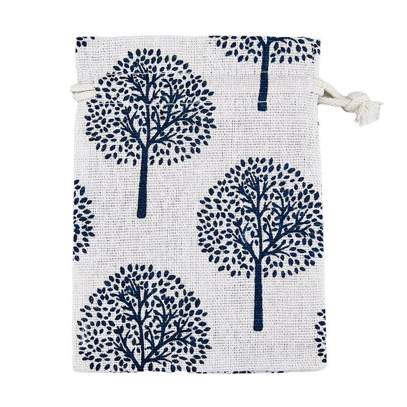 Linen Drawstring Bags Tree of Life Pattern - 3 Sizes