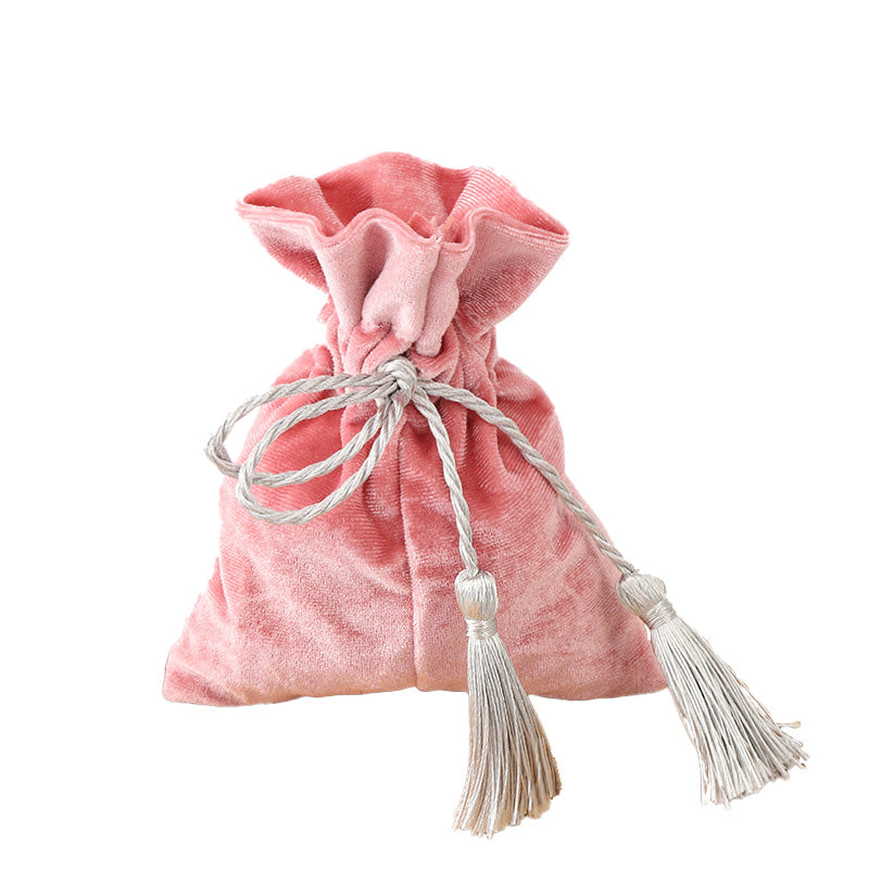 Luxury Felt Velvet Drawstring Bags 120x140mm