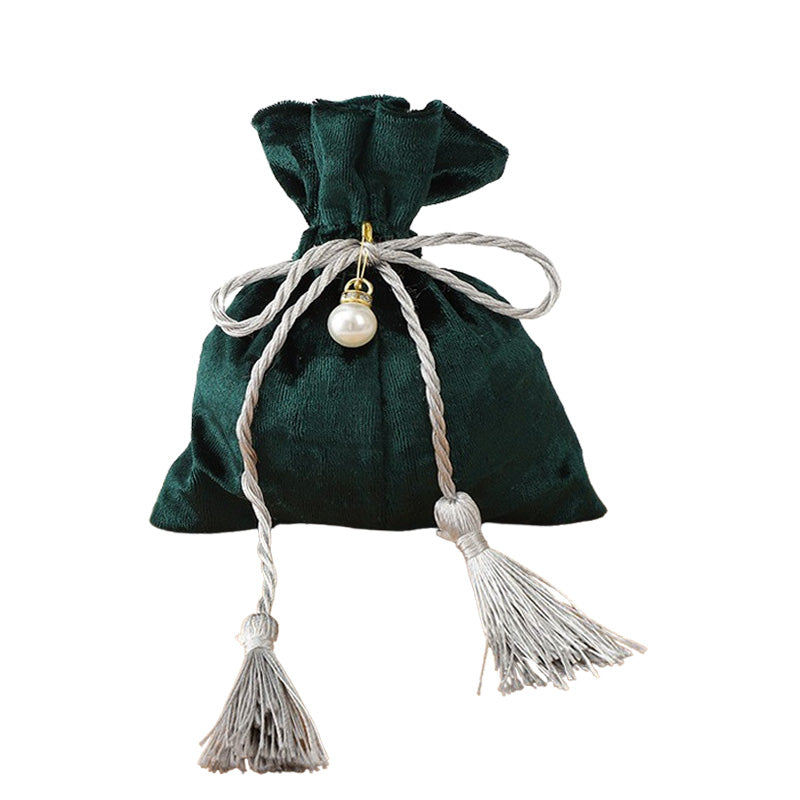 Luxury Felt Velvet Drawstring Bags 120x140mm