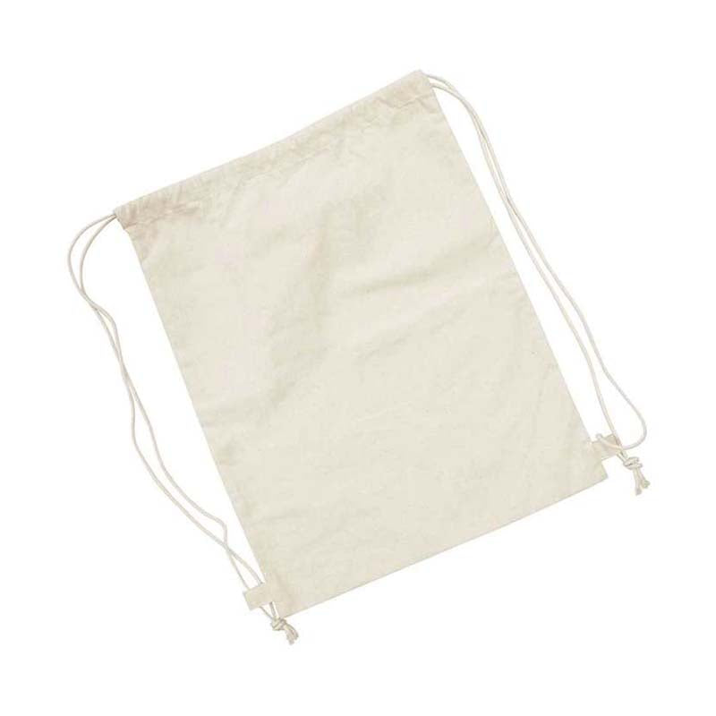 Calico Drawstring BackPack Bags 350x410mm