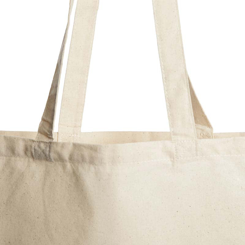 Calico Tote Bags with Short Handles - 2 Sizes