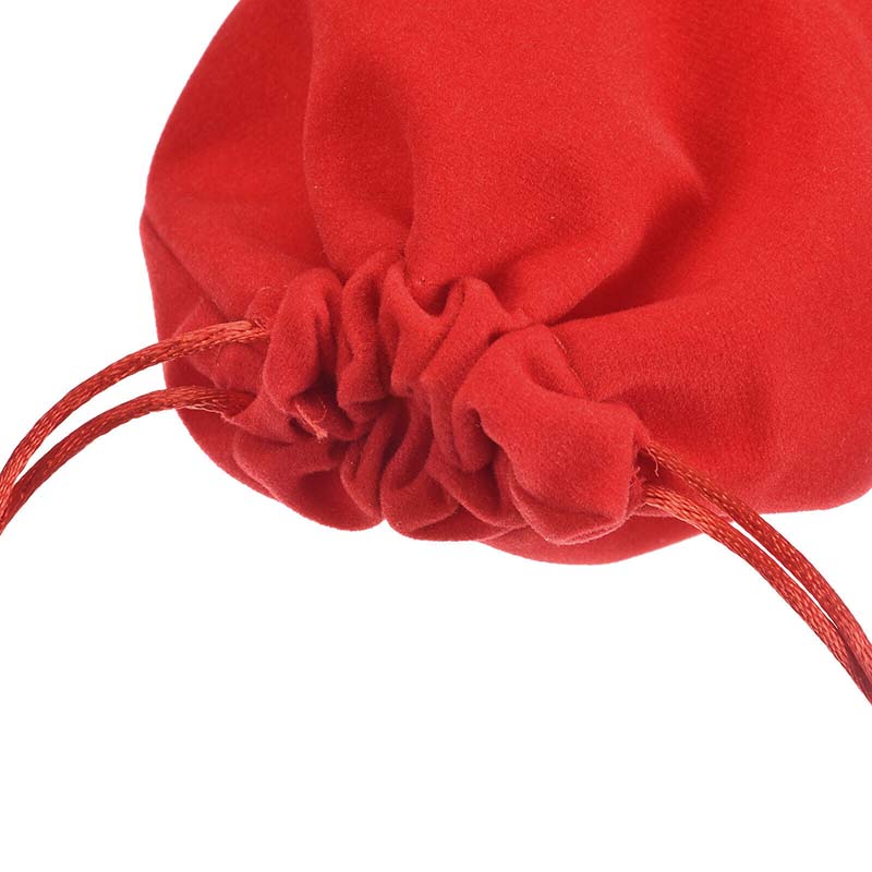 Double Sided Red Velvet Drawstring Bags - 4 Sizes – Pot Packaging