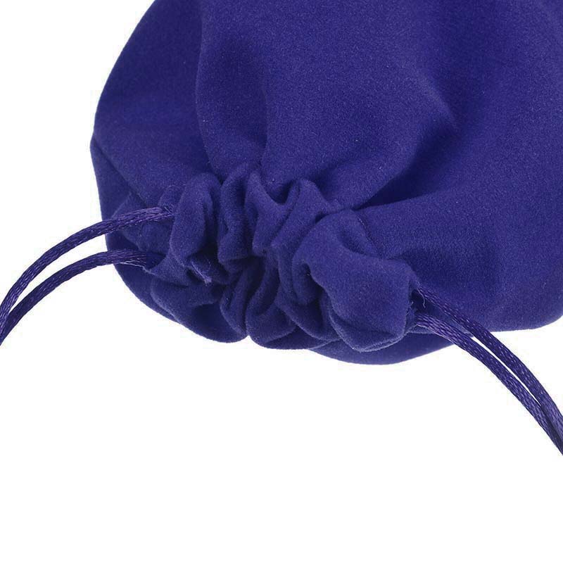 Blue Drawstring Double Sided Royal Blue Velvet Drawstring Bags - 4 Sizes – Pot Packaging