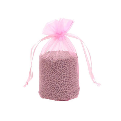 100pcs Round Bottom Organza Bags 110x160mm